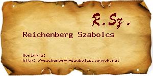 Reichenberg Szabolcs névjegykártya